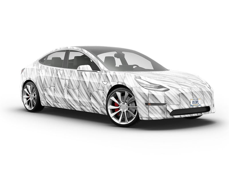 Monochrome Tile Vehicle Vinyl Wrap