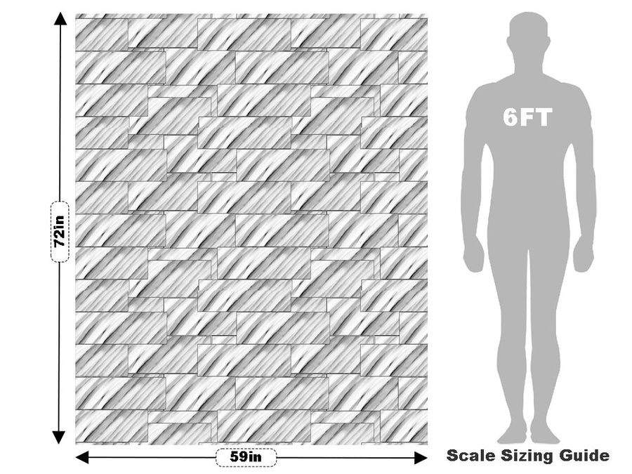 Monochrome Tile Vehicle Wrap Scale~Rwraps Series 914 Monochrome Tile Measurements~2