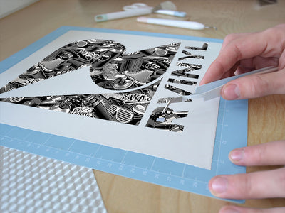 monochrome tag graffiti Easy Weed Craft Vinyl