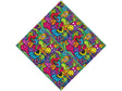 Monster Ball Graffiti Vinyl Wrap Pattern