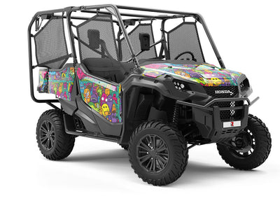 Monster Ball Graffiti Utility Vehicle Vinyl Wrap