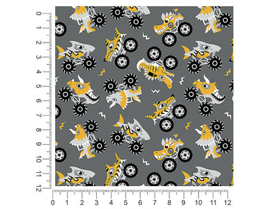 monster trucks dinosaur 1ft x 1ft Craft Sheets