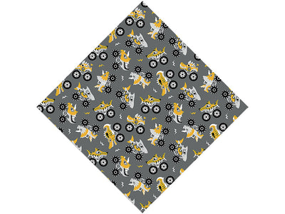 Monster Trucks Dinosaur Vinyl Wrap Pattern