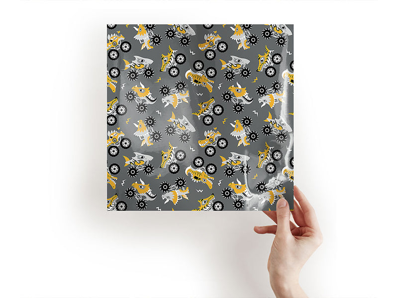 monster trucks dinosaur Craft Sheets