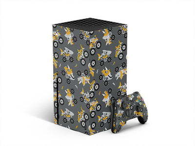 monster trucks dinosaur XBOX DIY Decal