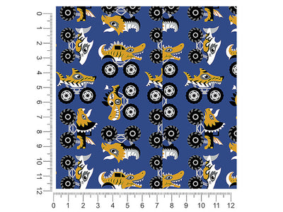 monster trucks salt water 1ft x 1ft Craft Sheets
