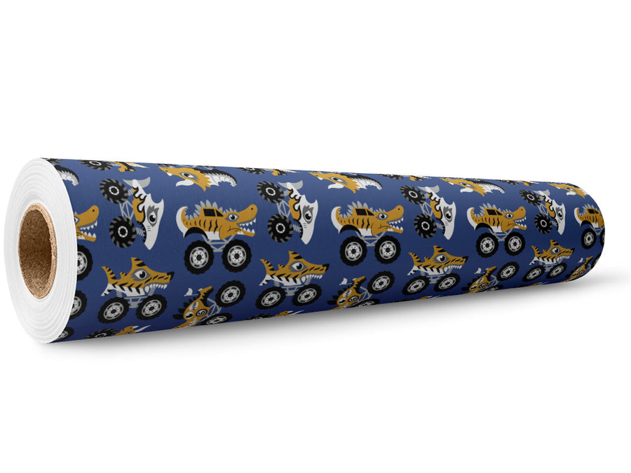 Monster Trucks Marine Life Wrap Film Wholesale Roll~Rwraps Series 914 Digitally Printed Vinyl Roll~5