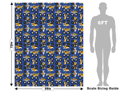 Monster Trucks Marine Life Vehicle Wrap Scale~Rwraps Series 914 Monster Trucks Marine Life Measurements~1