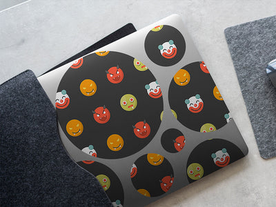monstrous infection emoji DIY Laptop Stickers