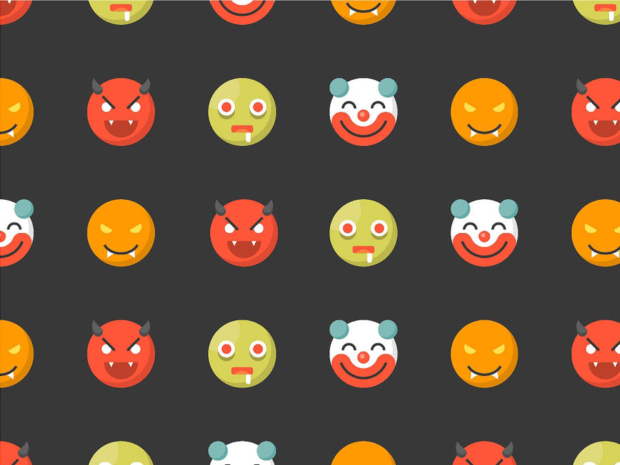 Monstrous Infection Emoji Vinyl Wrap Pattern~Rwraps Series 914 Digitally Printed Vinyl Wrap~0