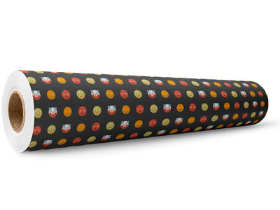 Monstrous Infection Emoji Wrap Film Wholesale Roll~Rwraps Series 914 Digitally Printed Vinyl Roll~5
