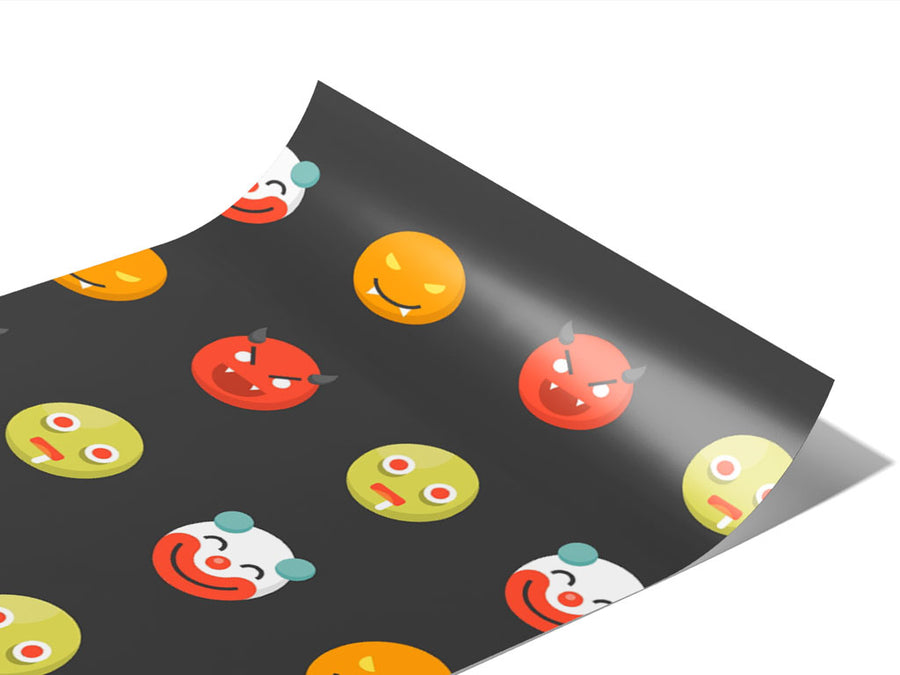 Monstrous Infection Emoji Vinyl Wraps~Rwraps Series 914 Digitally Printed Vinyl Wrap~0