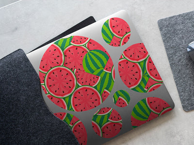 moon and stars fruit DIY Laptop Stickers