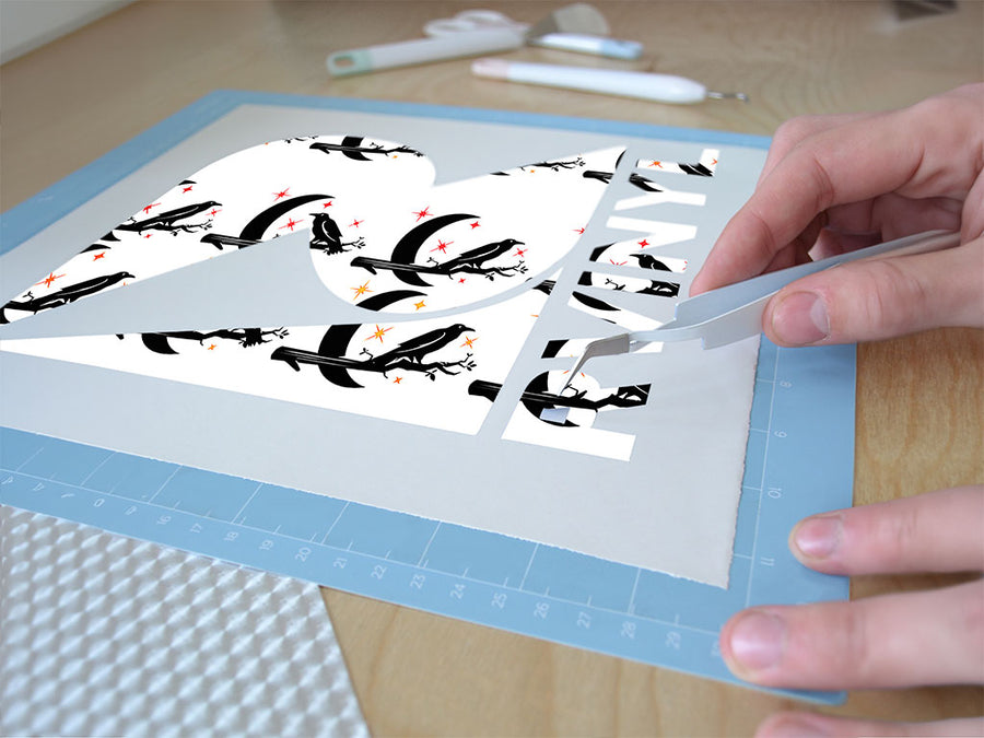 moonlight guardians bird Easy Weed Craft Vinyl