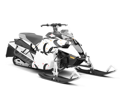 Moonlight Guardians Birds Custom Wrapped Snowmobile