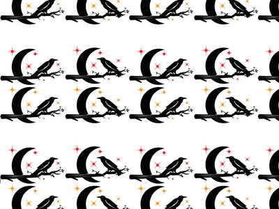 Moonlight Guardians Birds Vinyl Wrap Pattern~Rwraps Series 914 Digitally Printed Vinyl Wrap~0