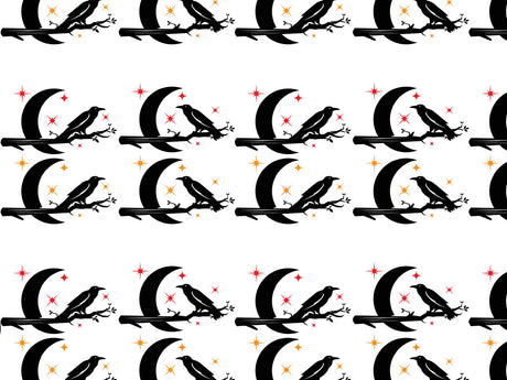 Moonlight Guardians Birds Vinyl Wrap Pattern~Rwraps Series 914 Digitally Printed Vinyl Wrap~0