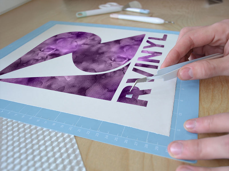moonlight way watercolor Easy Weed Craft Vinyl