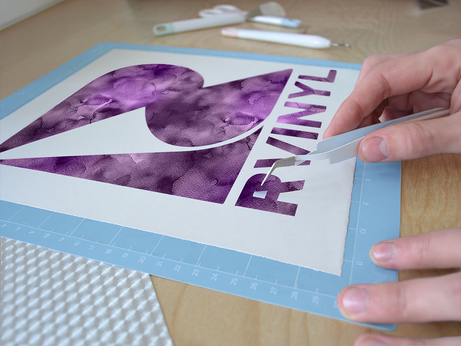 moonlight way watercolor Easy Weed Craft Vinyl