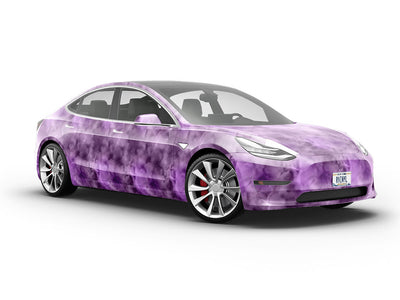 Moonlight Way Watercolor Vehicle Vinyl Wrap