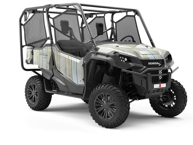 Morning  Wood Plank Utility Vehicle Vinyl Wrap