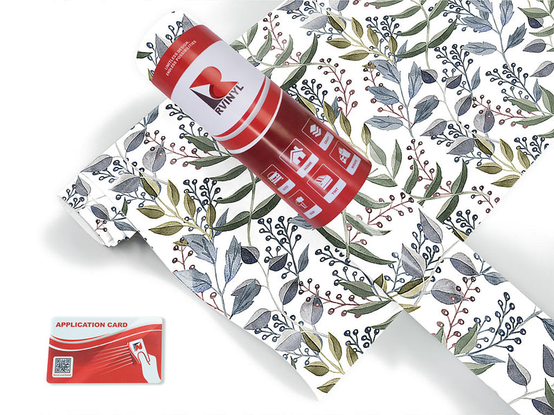 morning brush floral Craft Vinyl Roll