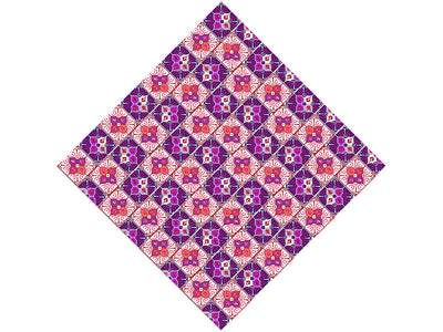 Morning Glory Tile Vinyl Wrap Pattern