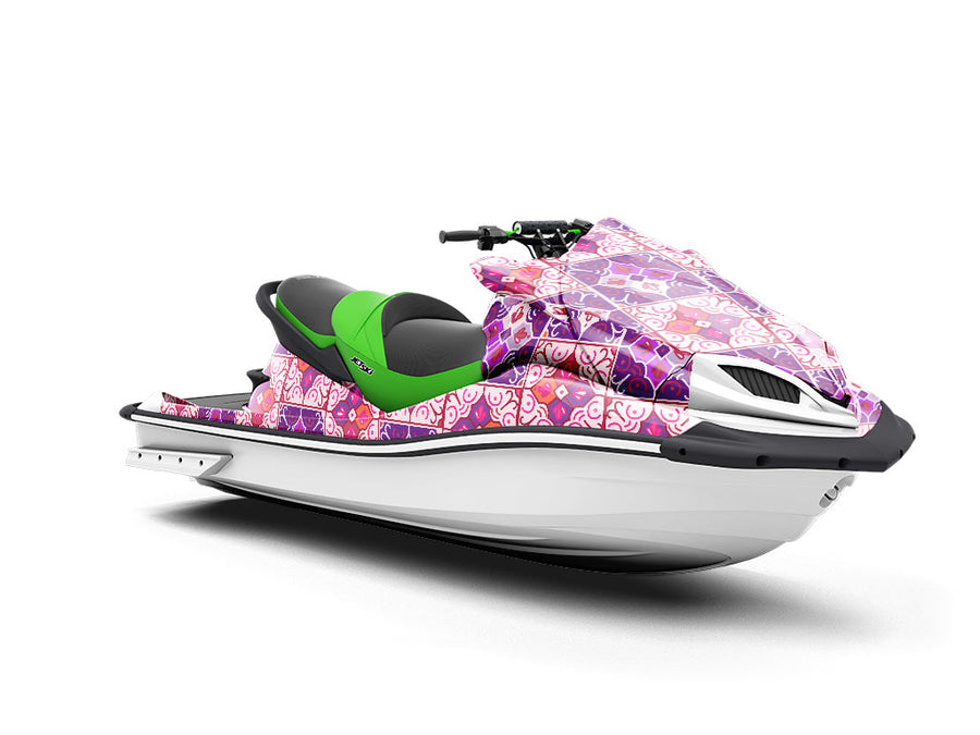 Morning Glory Tile Jet Ski Vinyl Customized Wrap