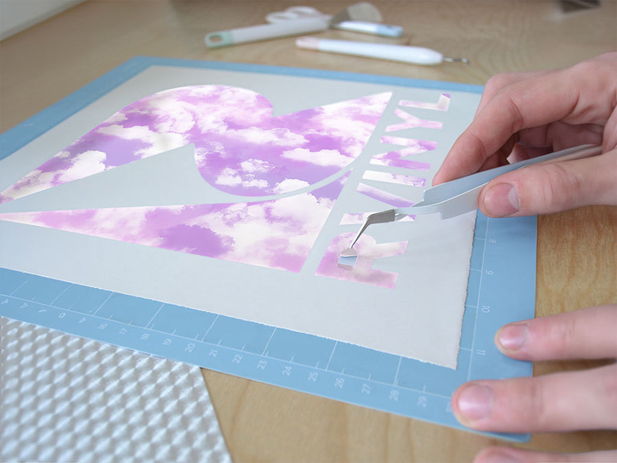 morning mist sky Easy Weed Craft Vinyl
