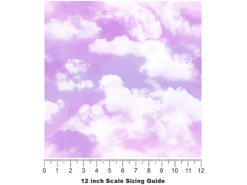 Morning Mist Sky Vinyl Film Pattern Size 12 inch Scale~Rwraps Morning Mist Sky Sizing Chart~2
