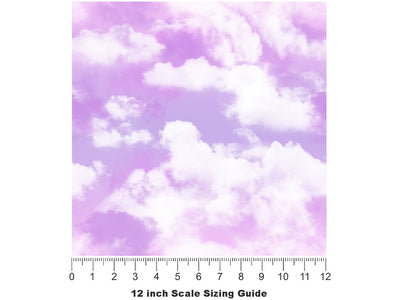 Morning Mist Sky Vinyl Film Pattern Size 12 inch Scale~Rwraps Morning Mist Sky Sizing Chart~2