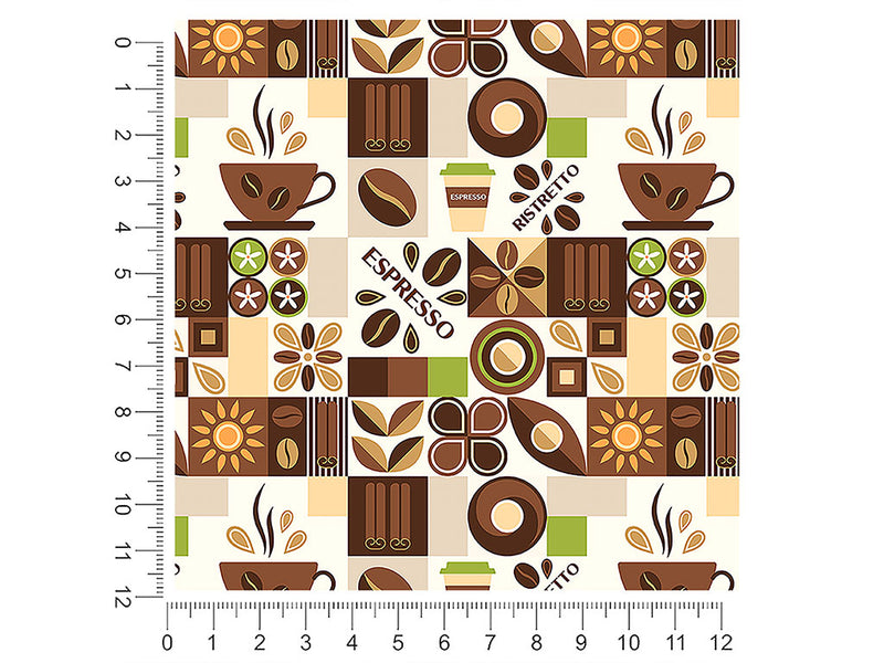 morning roast mosaic 1ft x 1ft Craft Sheets