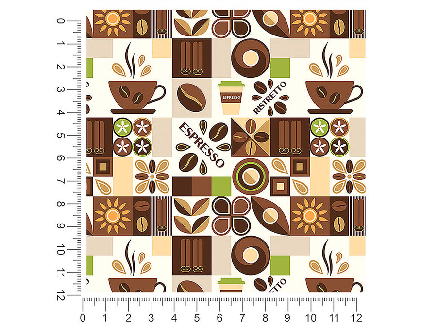 morning roast mosaic 1ft x 1ft Craft Sheets