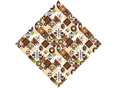 Morning Roast Mosaic Vinyl Wrap Pattern