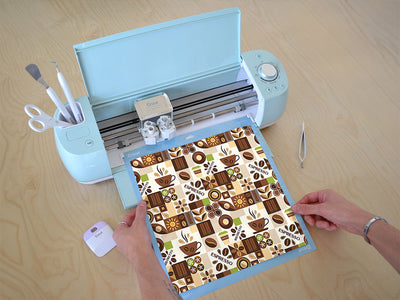 morning roast mosaic Cricut Compatible Vinyl
