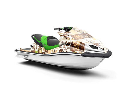 Morning Roast Mosaic Jet Ski Vinyl Customized Wrap