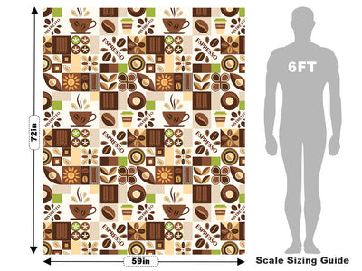 Morning Roast Mosaic Vehicle Wrap Scale~Rwraps Series 914 Morning Roast Mosaic Measurements~1