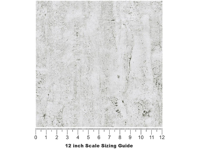Moscato Gray Marble Vinyl Film Pattern Size 12 inch Scale~Rwraps Moscato Gray Marble Sizing Chart~2