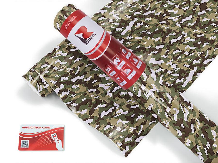 moss dpm camouflage Craft Vinyl Roll
