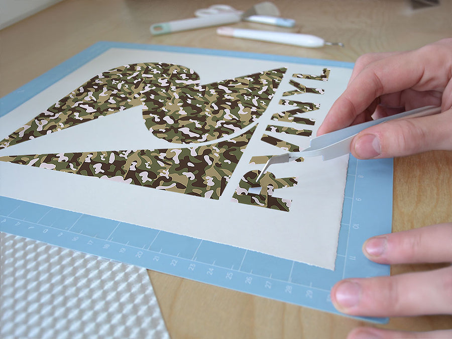 moss dpm camouflage Easy Weed Craft Vinyl