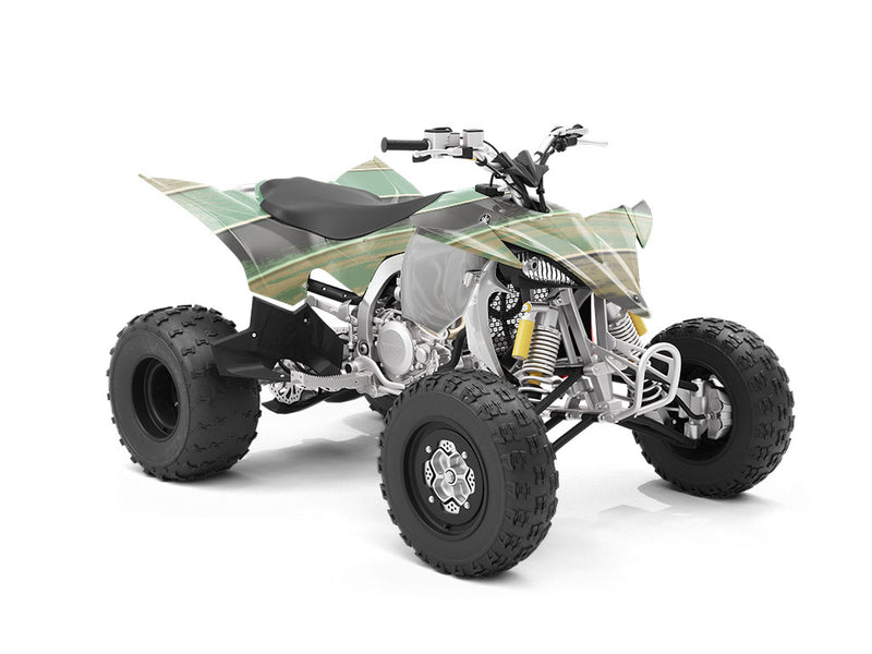 Moss Gradient Wood Plank ATV Wrapping Vinyl