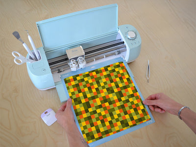mossy abstractions mosaic Cricut Compatible Vinyl