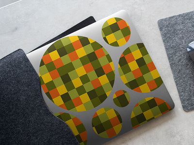 mossy abstractions mosaic DIY Laptop Stickers