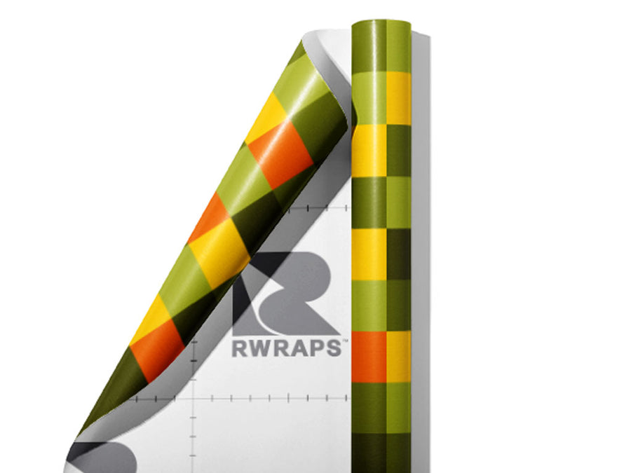 Mossy Abstractions Mosaic Wrap Film Sheets~Rwraps Series 914 Mossy Abstractions Mosaic Scrolled Sheet~3