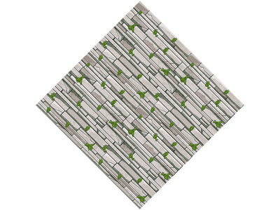 Mossy Grey Brick Vinyl Wrap Pattern