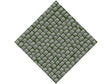 Mossy Grey Brick Vinyl Wrap Pattern
