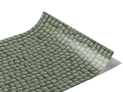 Mossy Grey Brick Vinyl Wraps~Rwraps Series 914 Digitally Printed Vinyl Wrap~1