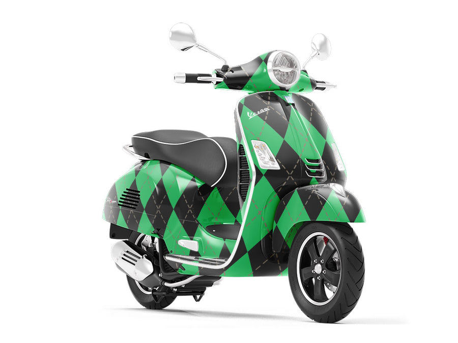 Mossy Undergrowth Argyle Vespa Scooter Wrap Film