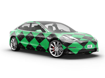Mossy Undergrowth Argyle Vehicle Vinyl Wrap