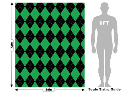 Mossy Undergrowth Argyle Vehicle Wrap Scale~Rwraps Series 914 Mossy Undergrowth Argyle Measurements~1